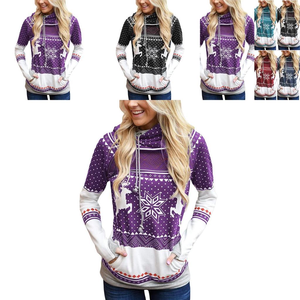 Premium Quality New Fashion Women Clothing Merry Christmas Letter Print T-shirt Long Sleeve