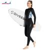Women's Long Sleeve Lycra Wetsuit - One-Piece Snorkeling & Surfing Suit, Quick-Drying and Jellyfish Protective