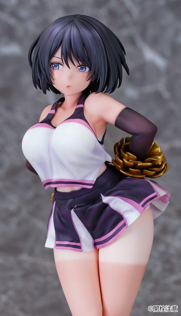A Girl Who Forgot To Bring Underwear So She Cheers In Her Underwear Illustration by Caution 16 Scale Figure