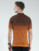 MONTE CARLO Men's Regular Fit Self Designed Half Sleeve Polo T-Shirt
