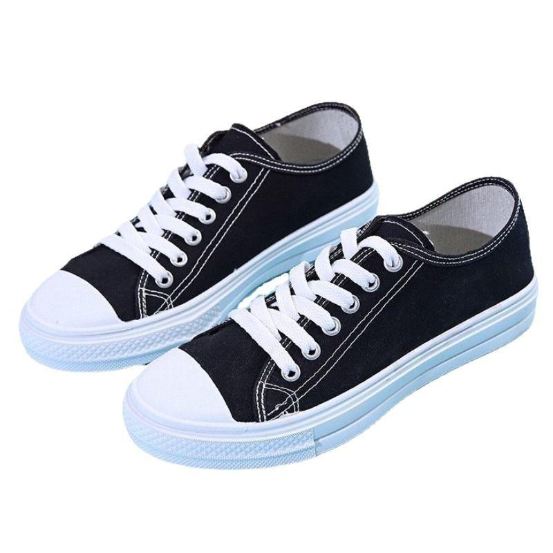 Spring and Autumn New Low-top Women's Shoes Classic Canvas Shoes Female Student Board Shoes Ebay