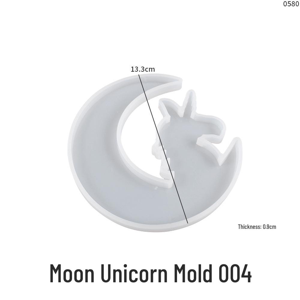 

Poppy DIY Crystal Resin Moon & Unicorn Angel Pendant Mold