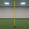 4 Pieces Rubber Base Slalom Pole Easy Setup Soccer Dribbling
