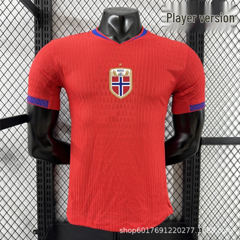 Norway 2026 World Cup Home Jersey - Player & Fan Edition (Haaland Ødegaard) S