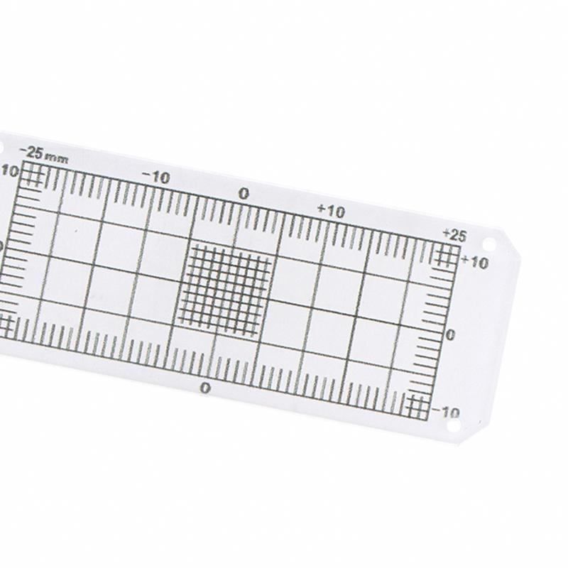 Clear Acrylic Crack Gauge Monitor Accurate Crack Monitoring Record Tool Crack Measuring Instrument For Monitoring Wall Cracks