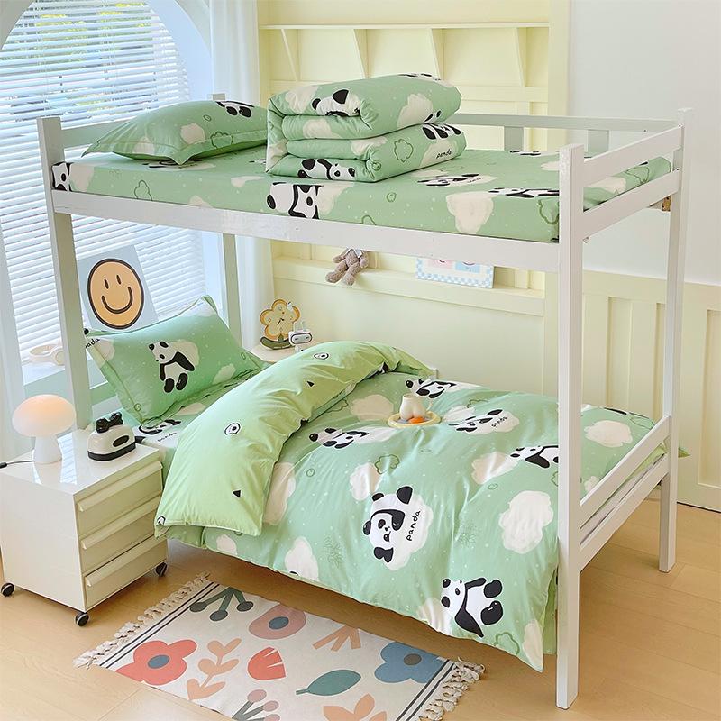 Dormitory Bed Three-piece Set Bed Sheet Quilt Cover Pillowcase Dormitory Single Bedding Complete Set
