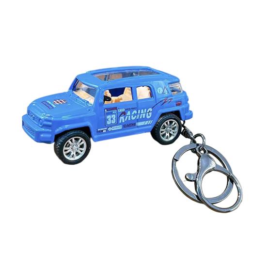 Keychain Pendant Pull Back Pickup Truck Design Key Chain Stress Relief Toy Firm Keychain Attachment Schoolbag Accessory