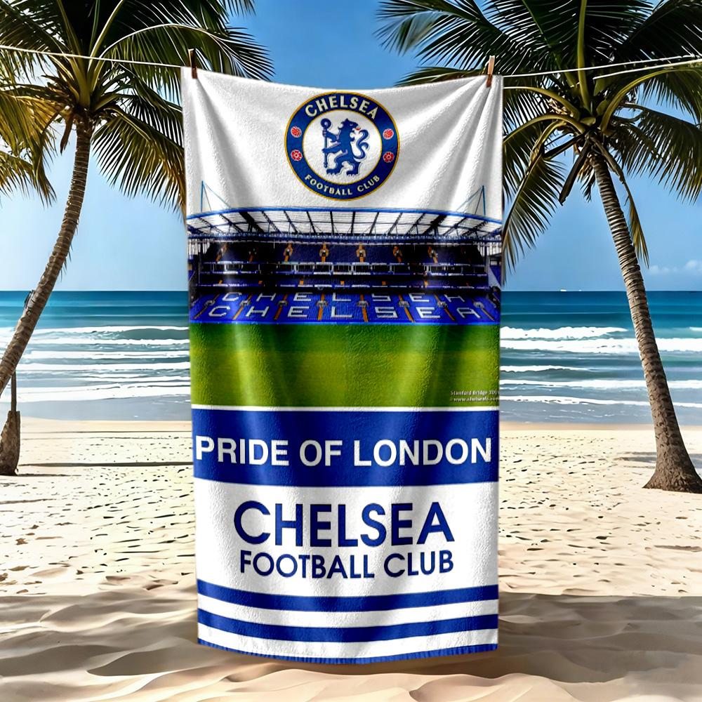 Chelsea Beach Towel High Absorbency Quickdry Comfortable Lightweight Suitable For Swimming Gym Camping Yoga Vacation