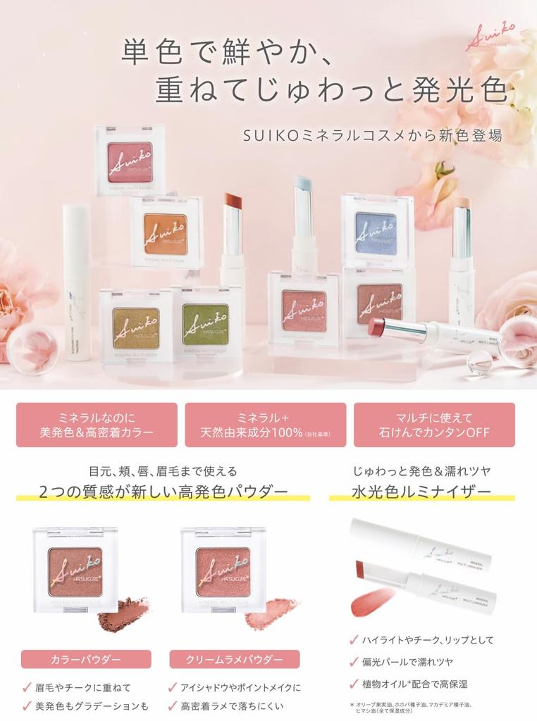 SUIKO Mineral Multicolor Hydrangea Pure Makeup Multifunctional Mobile Cosmetics Cream Eyeshadow Lip Cheek Highlight Bags Eyeshadow 2.5g (08 Blue)