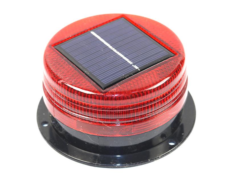 Red & Blue Solar Magnetic Roof Warning Light