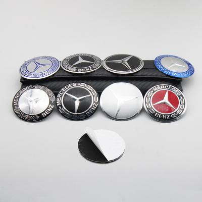 4Pcs 56mm 60mm 65MM Car Wheel Hub Cap Center Sticker Emblem Badge Decal Accessory For Mercedes Benz AMG Class W205 W203 GLC W206