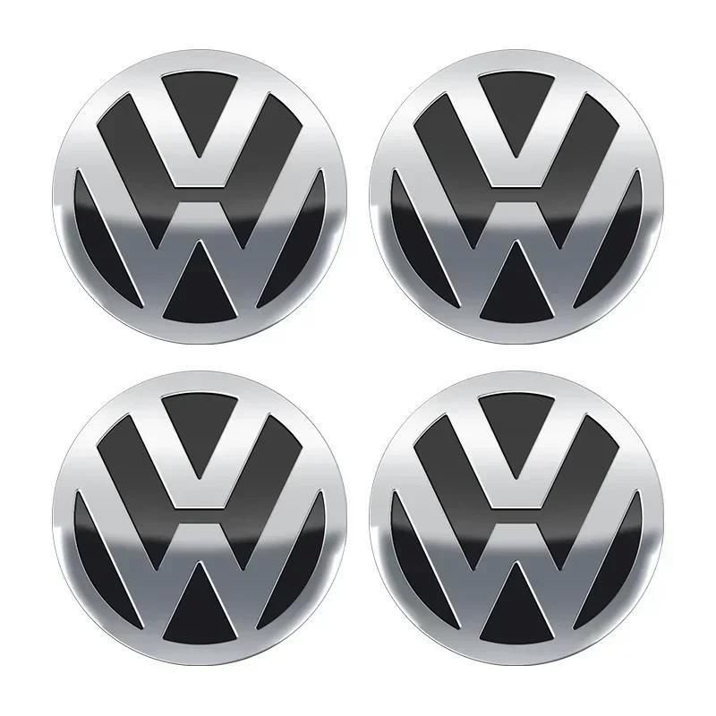 Dla VW Nowe 4 szt. 56/60/65/70/75mm Nakładki na Środkowe Piasty Kół Samochodowych Naklejka Odznaka Dla Volkswagen VW B5 GTI Golf 5 7 Caddy Passat b6 Tigua