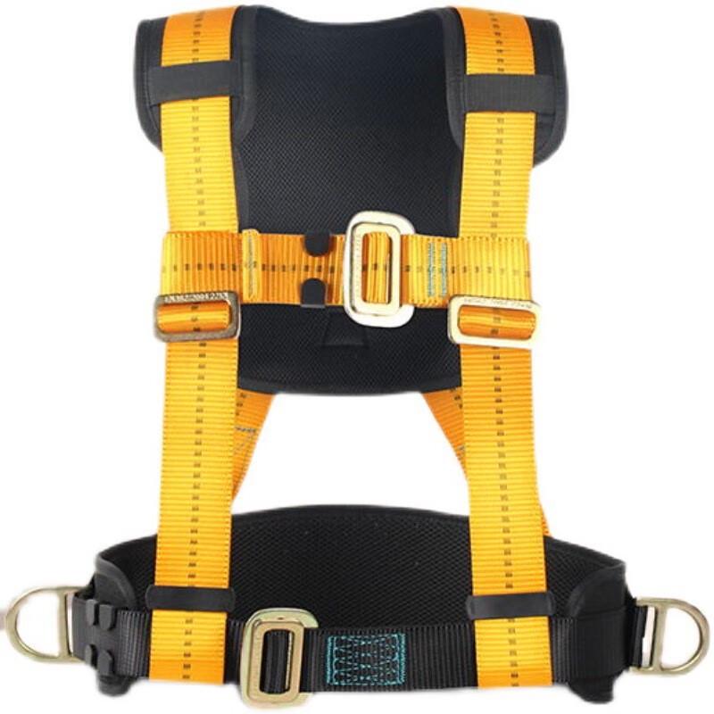 OLOMM Outdoor Polyester Half-Body Safety Harness with Shoulder Pads One Size