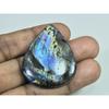 35X43X06MM Natural Purple Labradorite Spectrolite Pear Loose Gemstone 81Cts. D-420