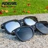 Black Classic Rimless Sunglasses With Premium Materials And Timeless Design For Men
