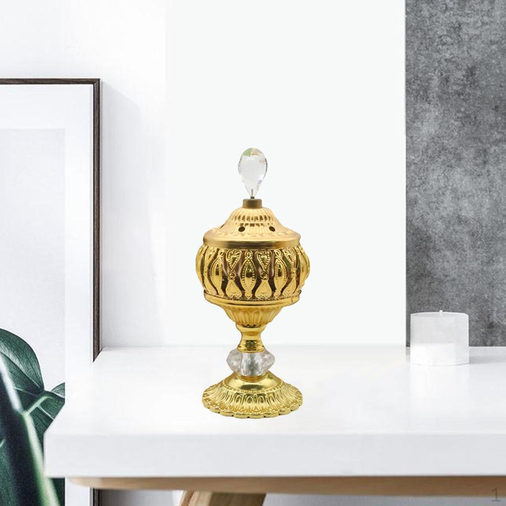 Burner Holder Furnace Censer Home Tea House Yoga Meditation Room Temple Fragrance Diffuser Ornament