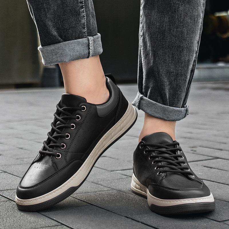 2024 New Fashion Men Shoes Korean Solid Color Casual Lace Up Shoes Mens Breathable Canvas Ice Silk Cloth Men's Walking Sneakers