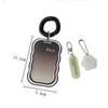 Soft Silicone Card Holder With Elastic Rope Pendant Photocard Holder Idol Photo Display Storage Protect Cover Keychain Bag Charm