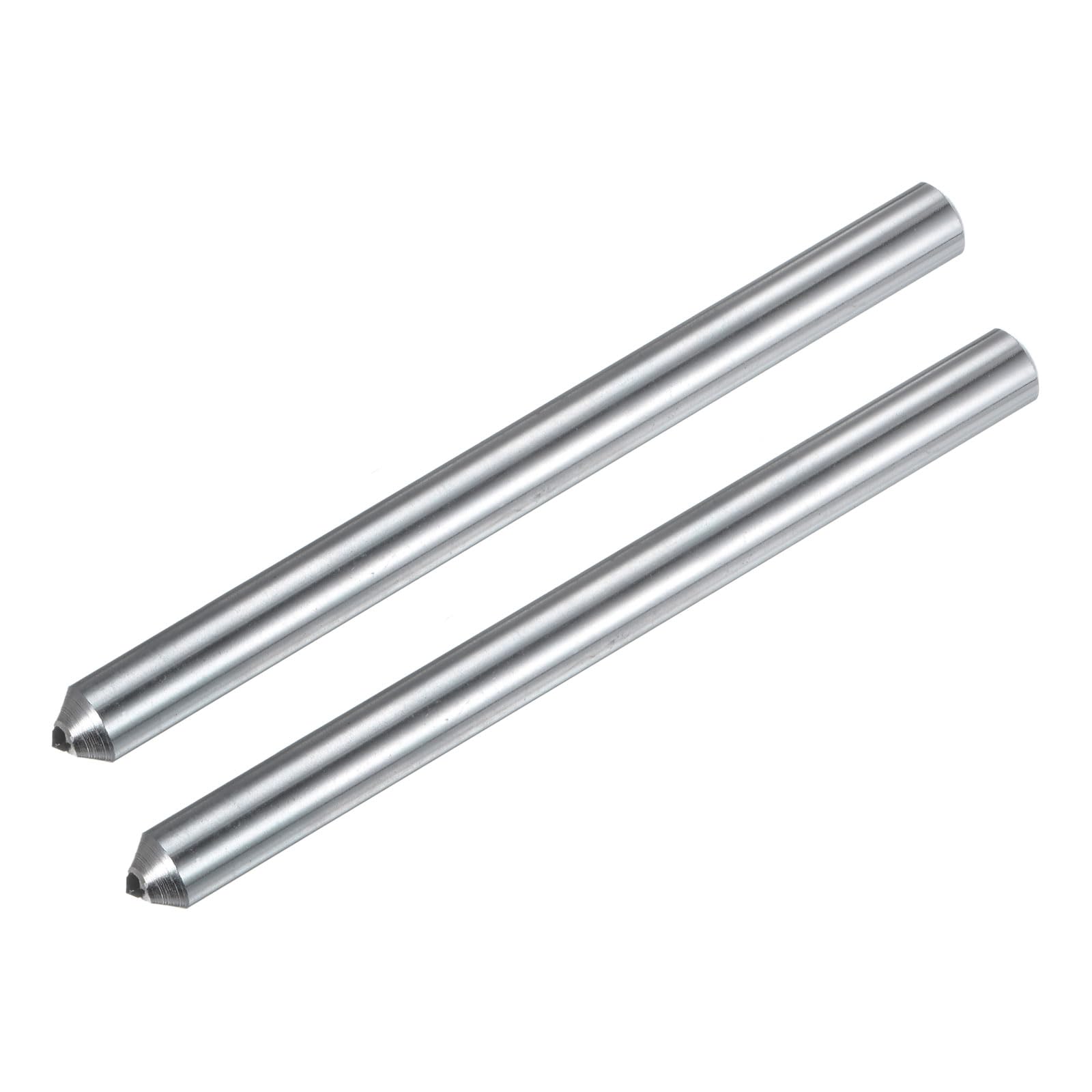 

uxcell Diamond Dresser Single Taper Point Grinding Wheel Round Pen Dressing Tool 12mm x 150mm Silver Tone 2pcs