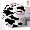 Cute Cow Print Automatic Folding Umbrella - Portable 3-Fold Design with Iron Frame, Perfect for Fans, Travelers, Daily Use, and Gifts!112515