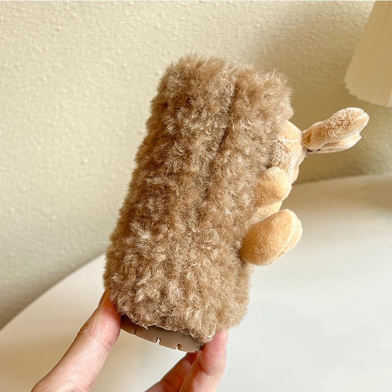 Korean Style Girls' Fashionable Fur Boots - Cute Princess Snow Boots with Soft Soles and Thick Warm Cotton