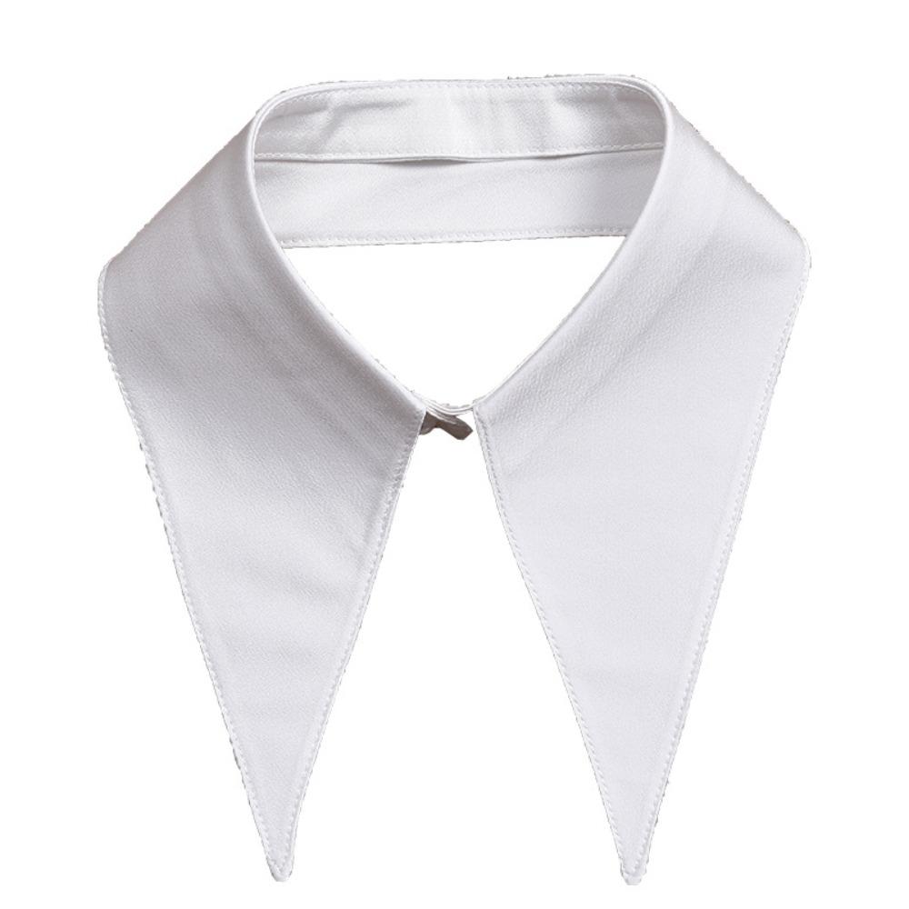 

Round Collar Fake Collar Solid Color Lapel Half Shirt Fashion False Collar Women Girls белый