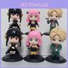 Spy X Family 6pcs/set Figures Lifelike Eyes And Convenient Palm Size