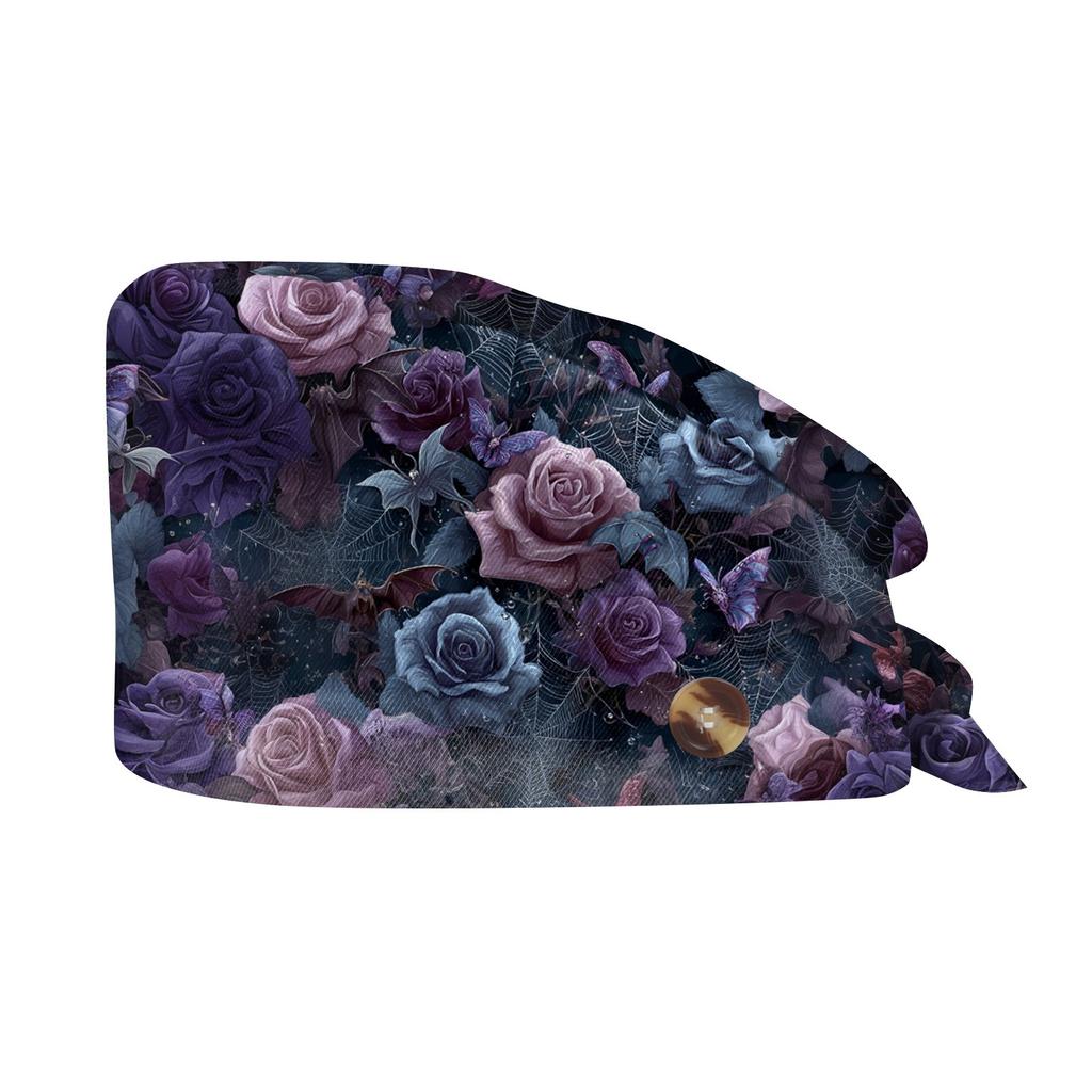 Fashion Halloween Print Work Hat Casual Wash Hat Bag Cap