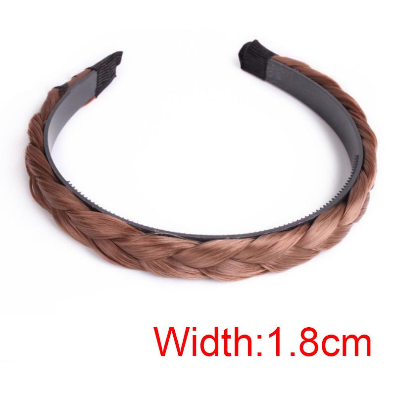 Damen Haarband Fischgrätenzopf Faule Perücke Twist Zopf Stirnband Haarnadel Böhmische Mode Rutschfester Kopfschmuck Braut Haarschmuck