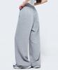 Pijikeolgameoncheu P5069 Women'S Layered Wide Pants [Gray]