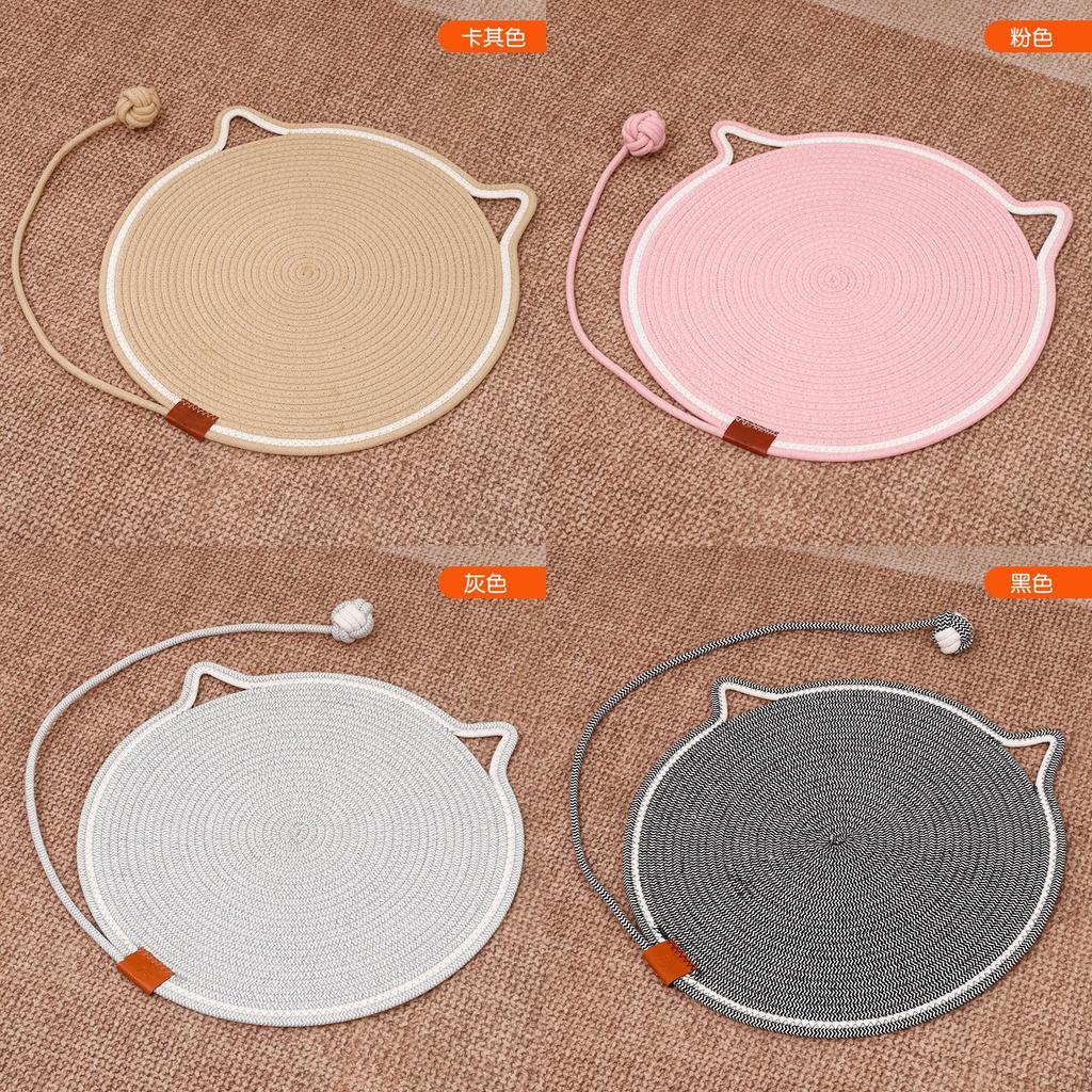 Catnip Fabric Pet Bed With Washable Cotton Rope For Indoor Cats And Small Pets