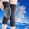 1 Pair Warm Knee Pads For Men Women Fleece Lined Thickened German Velvet Cold Protection Leg Warmers Old Cold Legs