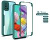For Samsung Galaxy A51 Case 360 Clear PC Shockproof Phone Cover For GalaxyA51 A 51 With Screen Protection Silicone Bumper Funda