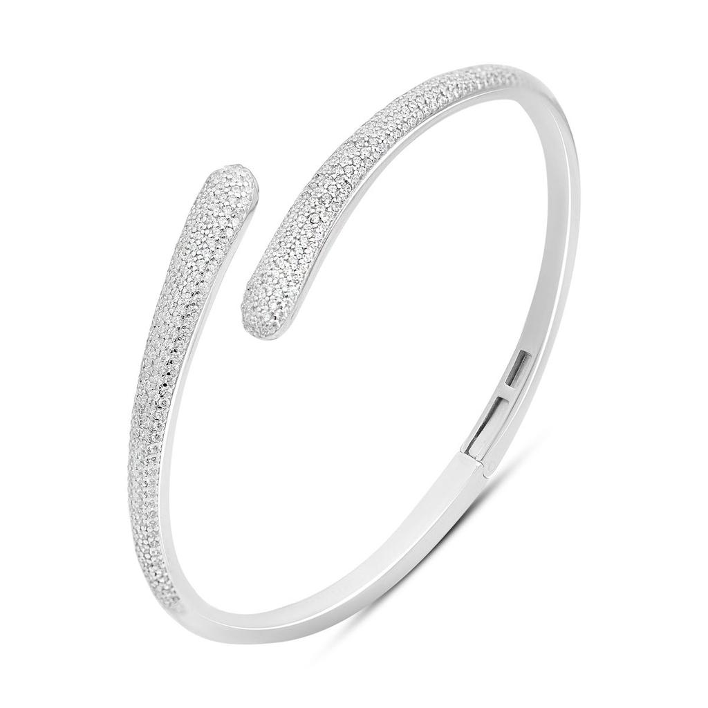 Silver Bracelet with Cubic Zirconia, Item Weight 11.73 G (2206545)