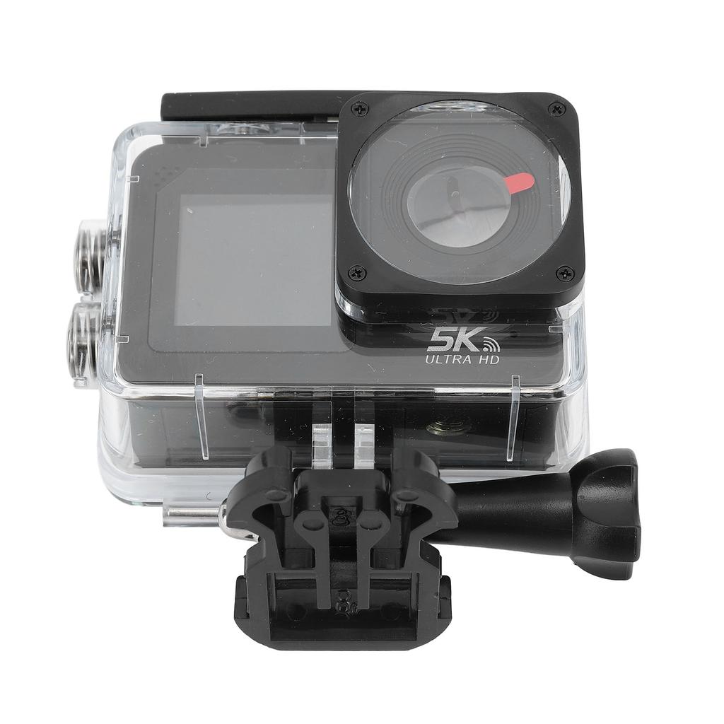 5K30FPS WiFi Action Camera 50MP Underwater Camera 170 Degree Wide Angle IP68 Waterproof Anti Shake Dual Screen Built in