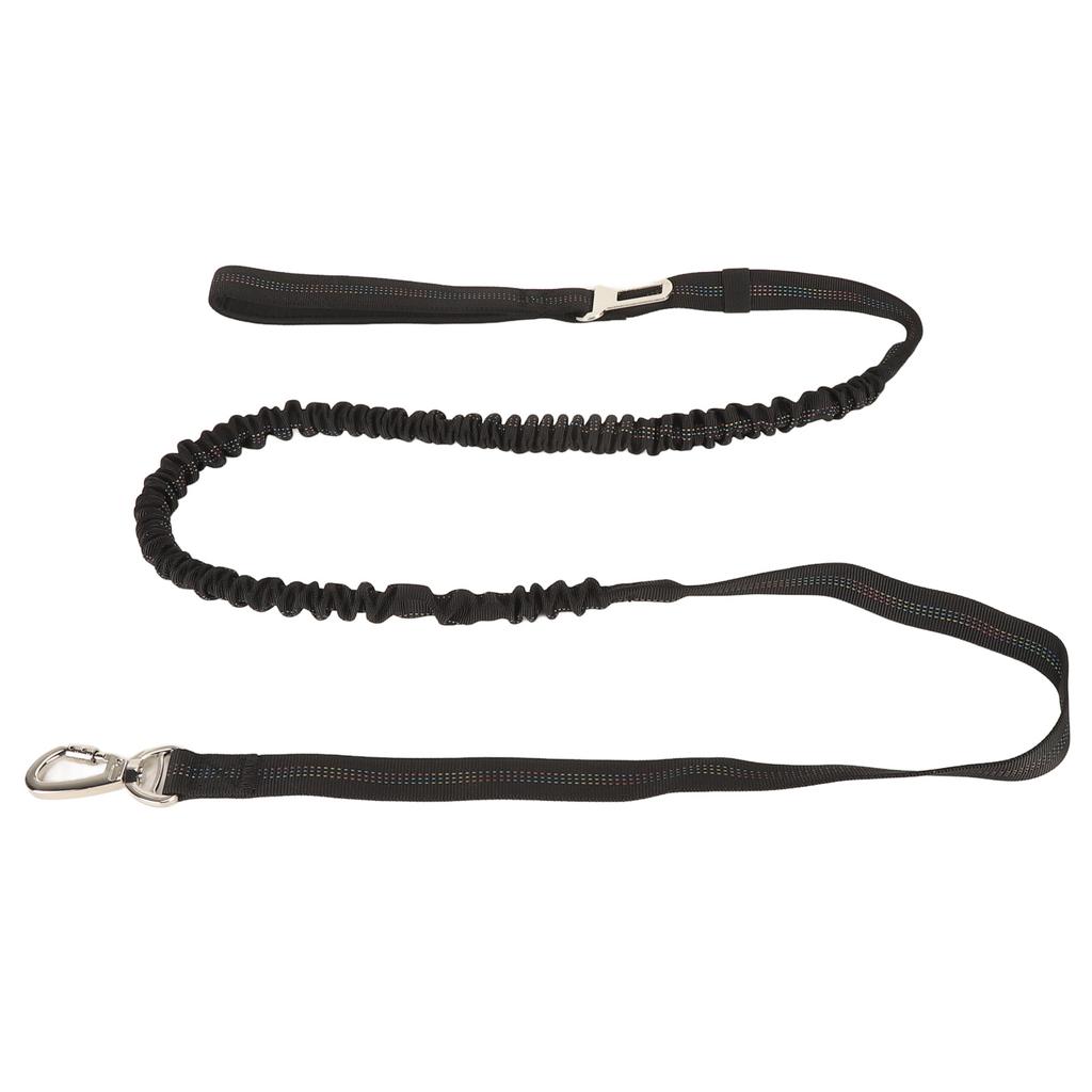 Reflective Dog Leash with Padded Handle Elastic Durable Heavy Duty Dog Leash Rope with Metal Buckle