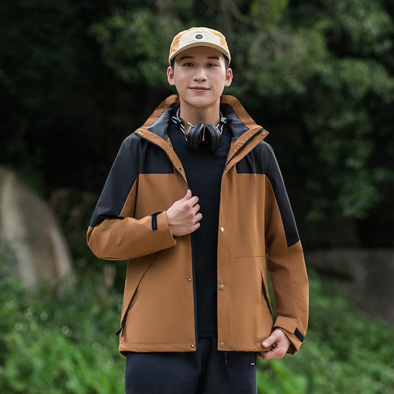 

Унисекс Ветрозащитная Альпинистская Куртка-Шелл со Съемным Капюшоном 4XL