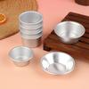 10Pcs Puto Cake Mold Aluminum Alloy Egg Tart Cup Cupcake Kitchen Baking Mold Mini Round Baking Oven Pan Pastry Dessert Mould