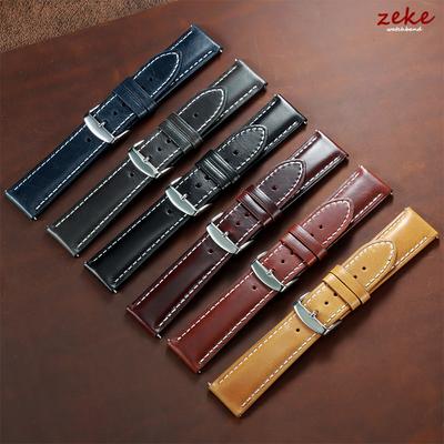 Vintage Oil Wax Calfskin Watch Band Quick Release Bracelet for Seiko Soft Cowhide Strap for Omega Business 18/20/22mm Wristband