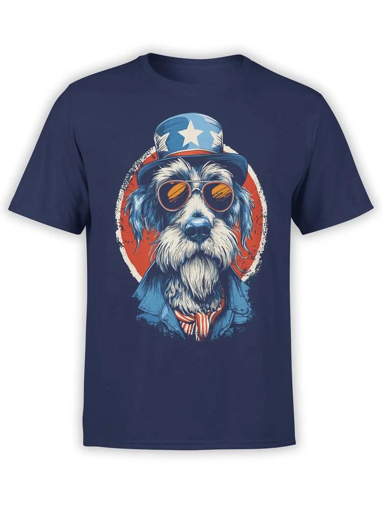 Patriot Pup Dog Tshirt Unisex S
