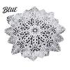 White Lace Coaster Heat Insulation Drink Decorative Floral Retro Vintage Round Table Coasters Mat Protects