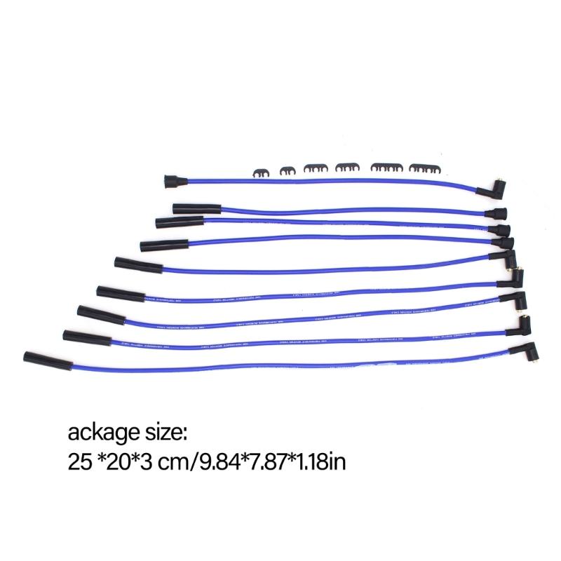Precisions Fit Ignition Wires Heat Resistant Spark Plugs Cables High Performances Spark Plugs Cable Upgrades for 8 Engines