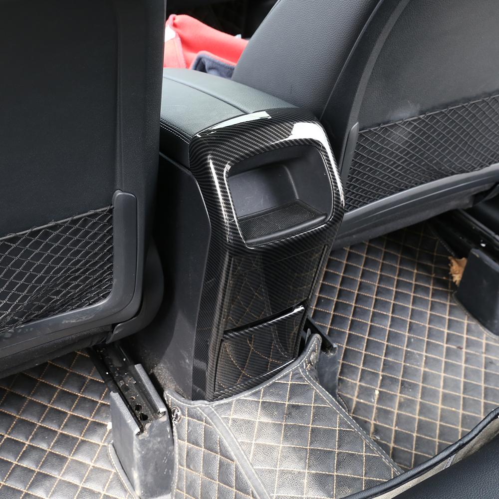 2 Pcs ABS Carbon Fiber Rear Row Air Conditioning Vent Outlet Cover Trim For Mercedes Benz B Class B200 W247 Car