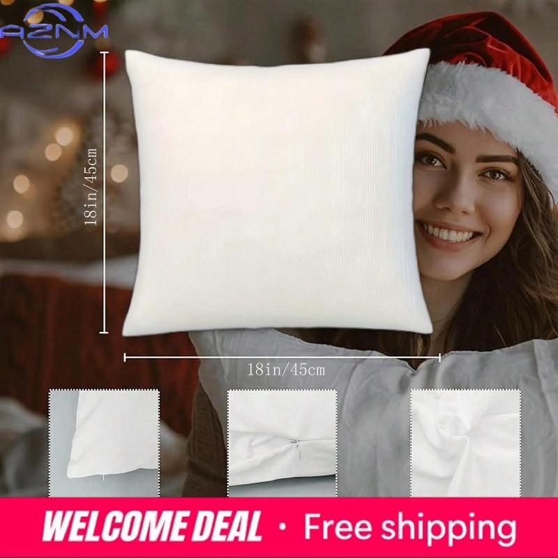 2D Printing Effect Beige Flower Rabbit Cushion Cover Made Of Polyester Fiber Material Suitable For Sofa Bedroom Spring Decoratio