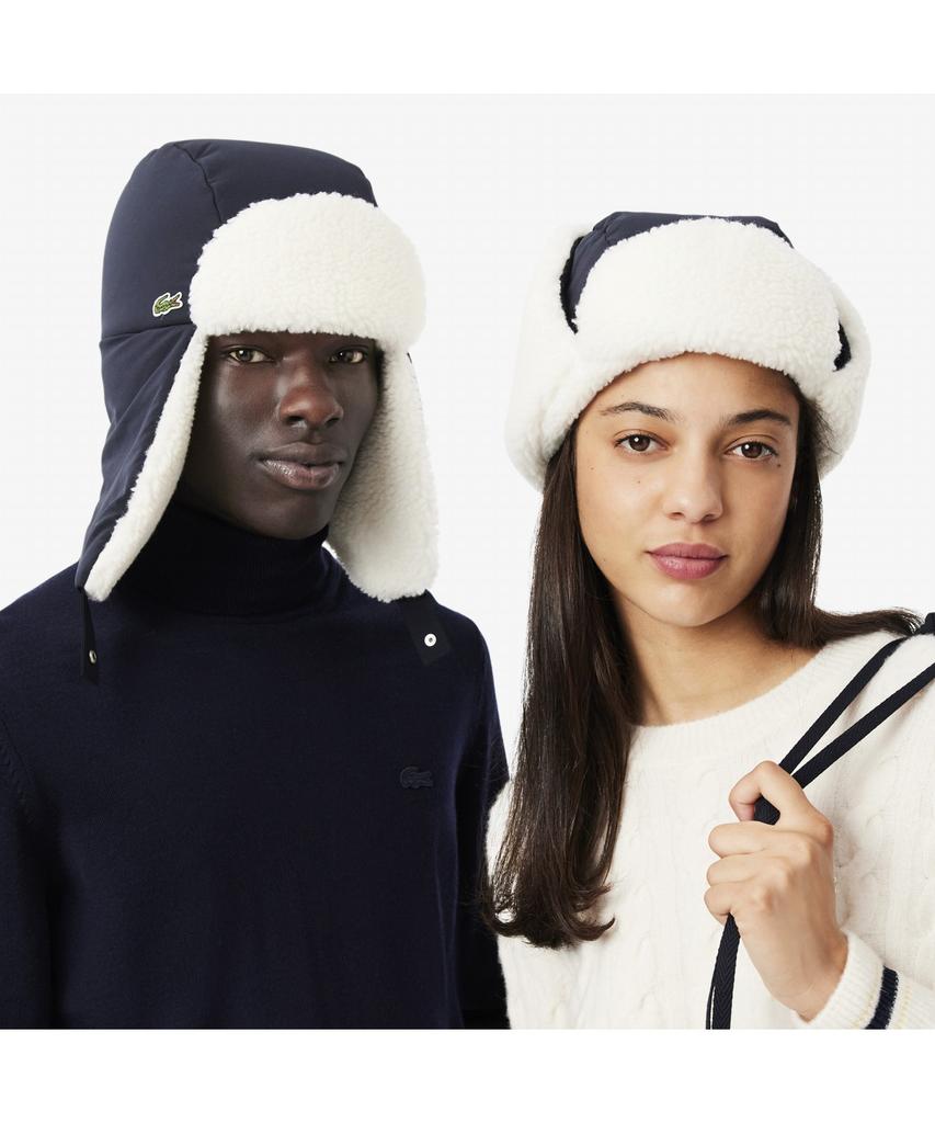 LACOSTE Unisex Fleece Trooper Hat Rk6048-55N Ik5