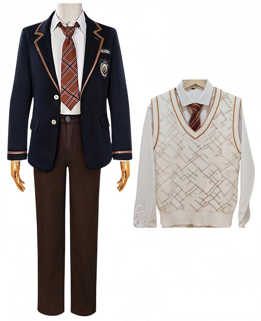 Koi to Miku Cosplay Hauptfigur Männlicher Hauptcharakter Kostüm Mahiru Cosplay Koi Miku Cosplay Kampfuniform Set Uniform Beliebtes Spielkostüm Uniform