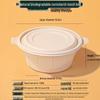 Biodegradable Corn Starch Round Food Containers