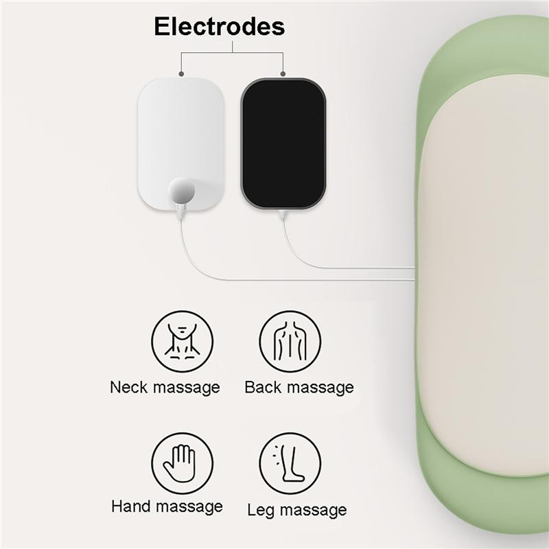 Elektrischer Lendenwirbel-Massager mit EMS-Impuls Rotes Licht Heizsystem Verstellbare Vibration Taillen-Wirbelsäulen-Stütze Rückenmassagegerät