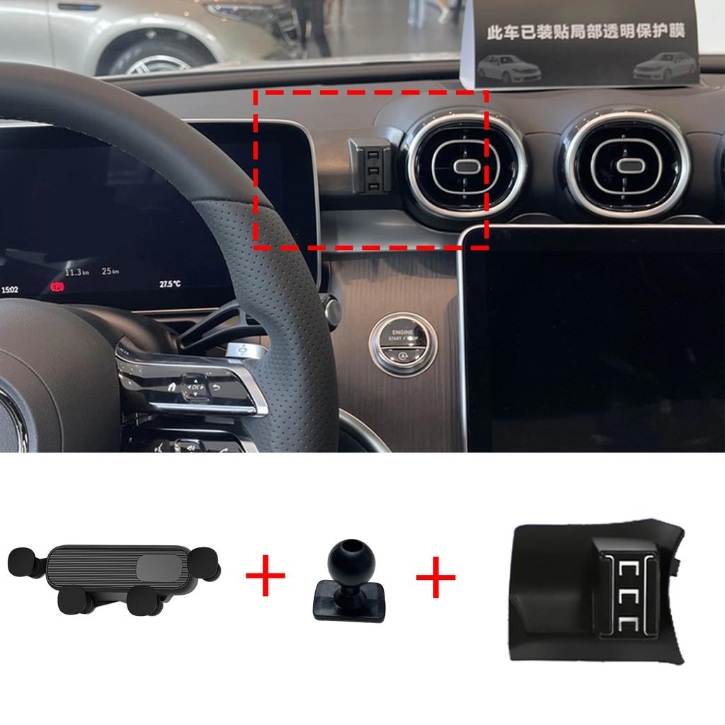 Car Mobile Phone Holder for Mercedes-Benz GLC C 200 260 300 2025 2025 2025 X254 Navigation Stand Auto Accessories GPS Bracket