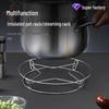 Stainless Steel Kitchen Pot and Steamer Rack
